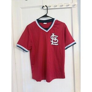 STL Cardinals Nolan Arenado 28 mesh batting jersey red youth XL